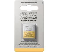 Winsor & Newton Professional - Vernici ad acquerello, vivaci e resistenti alla luce, pigmenti per artisti, 1/2 GODET, colore: Giallo Di Napoli Scuro