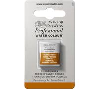 Winsor & Newton Professional - Vernici ad acquerello, vivaci e resistenti alla luce, pigmenti per artisti, 1/2 GODET, colore: Terra D'Ombra Bruciata