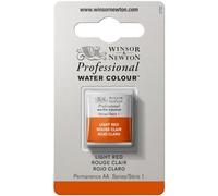 Winsor & Newton Professional - Vernici ad acquerello, vivaci e resistenti alla luce, pigmenti per artisti, 1/2 GODET, colore: Rosso Chiaro