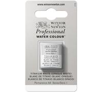Winsor & Newton Professional - Vernici ad acquerello, vivaci e resistenti alla luce, pigmenti per artisti, 1/2 GODET, colore: Bianco Di Titanio (Bianco Opaco)