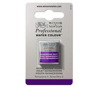 Winsor & Newton Professional - Vernici ad acquerello, vivaci e resistenti alla luce, pigmenti per artisti, 1/2 GODET, colore: Viola Quincridone