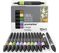 Winsor & Newton ProMarker - 12+1 Pennarelli Manga Fantasy