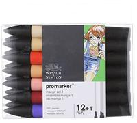 Winsor & Newton ProMarker - 12+1 Pennarelli Manga Set 1