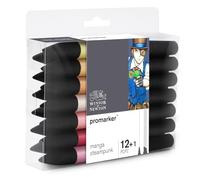 Winsor & Newton ProMarker - 12+1 Pennarelli Manga Steampunk