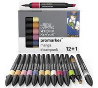 Winsor & Newton ProMarker - 12+1 Pennarelli Manga Steampunk