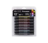 Promarker Letraset Pantone Winsor&Newton 12 pennarelli + 1 Blender set 1 o set 2