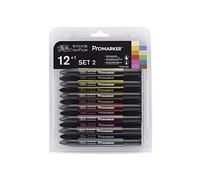 Promarker Letraset Pennarelli Pantone Winsor&Newton 12+ 1 Blender Omaggio SET 2