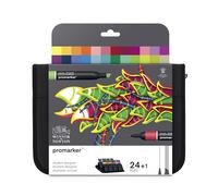 PROMARKER PANTONE set 24 PENNARELLI DOPPIA PUNTA WINSOR&NEWTON marker DESIGNER