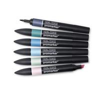 PROMARKER PANTONE PENNARELLI WINSOR&NEWTON SET 6 CIELO PANTONI MARKER