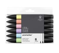 Winsor & Newton ProMarker - 6 Pennarelli Toni Pastello