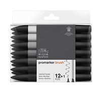 Winsor & Newton ProMarker Brush - 12+1 Pennarelli Toni Neutri