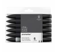 PROMARKER PANTONE PENNARELLI WINSOR&NEWTON SET BLACK & BLENDER PANTONI MARKER
