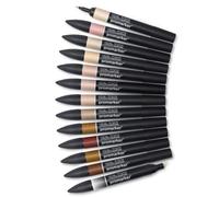 Winsor & Newton Set 12+1 Blender Promarker Tinta Carne