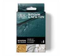 Winsor & Newton Winton - Set di tubetti di pittura a olio, Colori Metallici, 3 x 37 ml