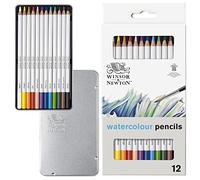 Winsor & Newton Matite - Scatola in Metallo - 12 Matite Acquarello