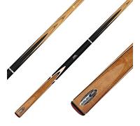 WINSPORT Ronnie O'sullivan RS-1 - Stecca professionale del campione del mondo, modello firmato con acero oculare e punte nere, parte superiore in legno di frassino selezionato, in pelle Elk Master