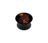 Winston Churchill Cavaliere senza testa Jack O Lantern zucca PopSockets PopGrip Adesivo