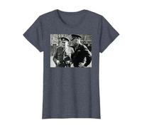 Winston Churchill & Eisenhower - T-shirt classica WW2 Maglietta