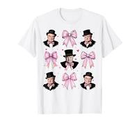 Winston Churchill - Fiocco Rosa da Ragazza Britannica Maglietta