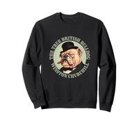 Winston Churchill - Il vero bulldog britannico - Storia britannica Felpa