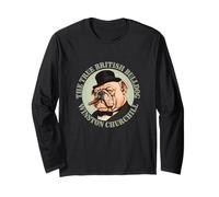 Winston Churchill - Il vero bulldog britannico - Storia britannica Maglia a Manica