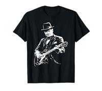 Winston Churchill Suonare Chitarra Design Maglietta
