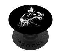 Winston Churchill Suonare Chitarra Design PopSockets PopGrip Adesivo