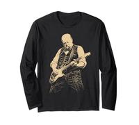 Winston Churchill Suonare Chitarra Vintage Maglia a Manica
