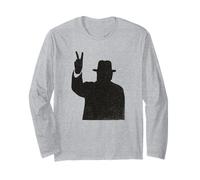Winston Churchill Victory Sign British WWII Icona Maglia a Manica