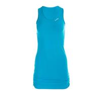Winston Hape Donna Fitness Tempo Libero wtr15 con Drappeggio Laterale Slim Style Longtop, Turchese, M