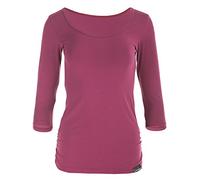 Winston Hape Donna Fitness Yoga Pilates WS4 3/4 con Maniche a, Donna, WS4-BERRY Love-XS, Berry Love, XS