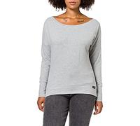 Winston Hape - Maglia a Maniche Lunghe per Il Tempo Libero, per Sport, Danza e Fitness, Donna, Longsleeve Freizeit Sport Dance Fitness, Grigio, L