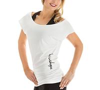 Winshape Winston Hape WTR12 Maglietta da Donna per Danza e Tempo Libero, Donna, Damen Dance-Shirt WTR12 Freizeit Fitness Workout, Bianco, XS