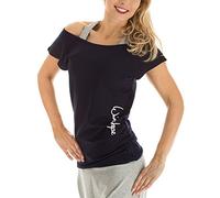 Winston Hape WTR12 Maglietta da Donna per Danza e Tempo Libero, Donna, Winshape Damen Dance-Shirt WTR12 Freizeit Fitness Workout, Blu Notte, XL