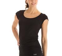 Winston, Maglia a Maniche Corte WTR4 per Fitness, Tempo Libero, Yoga e Pilates., Donna, WTR4-SCHWARZ-XS, Nero, XS