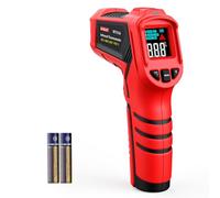 Wintact Pistola termometro a infrarossi laser, pistola per temperatura di superficie, termometro digitale senza contatto, per cucina, forno per pizza, barbecue, piastra (WT313A)