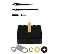 WinTaim Aggiorna Il Tuo Progetto di Orologio Fai-da-Te con meccanismi di Orologio silenziosi ad Albero Lungo - Perfetto per Pannelli Spessi! (Lunghezza Totale dell'albero 32 mm, lancette D)