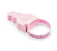 WINTAPE - Metro a nastro per il corpo, 150 cm, funzionamento con una sola mano, design compatto ed ergonomico, modo preciso e comodo, per perdere peso e tonificare i muscoli, rosa