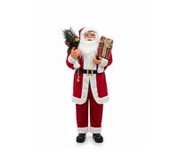 Wintem - Babbo Natale in Piedi 60 cm con Abito Rosso Tradizionale e Dettagli Realistici, Pronto all’Uso per Addobbare Casa e Creare Magia Festiva