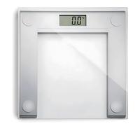 Wintem Bilancia Pesapersone in Vetro Temperato con Display LCD Digitale con una Portata Massima di 150kg - Leggera e Ultrasottile Ideale per Essere Trasportata con Comodi Piedini Antiscivolo