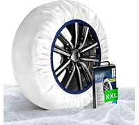 Wintem Calze da Neve Autocentranti per Auto Omologate Taglia XS - Ideali per Viaggiare su Strade con Neve o Ghiaccio in Modo Sicuro e Confortevole - Facili da Montare, Lavabili e Riutilizzabili