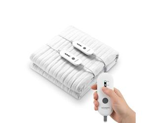 Wintem Comfy+ Coprimaterasso termico Scaldaletto coperta termica elettrica con 4 livelli di temperatura e Timer 8h, Matrimoniale 160x140cm