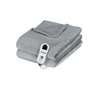 Wintem - Coperta Termica Elettrica Fluffy con 8 Livelli di Temperatura Termocoperta Maxi 160x120 cm in Doppia Flanella