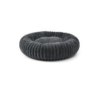 Wintem- Cuccia Cane Interno Donut Antistress Morbida e Lavabile con Fondo Antiscivolo, Design Avvolgente per Relax Profondo, Ideale per Riposo Quotidiano di Cani e Gatti (Grigio Scuro, M Ø 50cm)