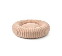 Wintem- Cuccia Cane Interno Donut Antistress Morbida e Lavabile con Fondo Antiscivolo, Design Avvolgente per Relax Profondo, Ideale per Riposo Quotidiano di Cani e Gatti (Beige, M Ø 50cm)