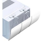 Wintem - Deflettore Condizionatore Regolabile Universale da 58,5 a 93 cm per Casa e Ufficio, Installazione Facile, Orientabile, Compatibile con Telecomando, Ideale per Clima Ottimale