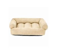 Wintem - Divano 4XL Beige per Cani Morbido con Bordi Rialzati, Cuccia Interno Antistress per Cani e Gatti, Supporto Testa e Collo, Utilizzo Quotidiano, Design Elegante e Lavabile