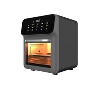 Wintem - Friggitrice ad Aria 12L con Finestra Trasparente e Display LED Touch per Controllo Preciso, Cottura Sana con Poco Olio, Inclusi Vassoi e Guanto da Forno