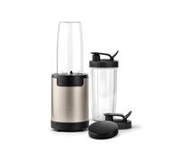 Wintem Frullatore Tritatutto con 4 Lame e Contenitore 800ml/600W Oro - Risultati Eccezionali per Ogni Tipo di Alimento - Compatibile con le Normali Prese da 220-240 V/50-60 Hz - 2 Coperchi Inclusi