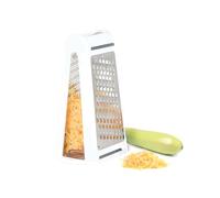 Wintem- Grattugia Multiuso in Acciaio Inox con Doppia Lama e Contenitore Rimovibile, Grattugia Manuale Ideale per Formaggio, Verdure e Cioccolato